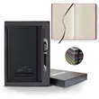 Black Laser Medio Lined Ivory Page Journal Gift Set | https://www.bestnamebadges.com