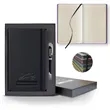 Black Laser Medio Lined Ivory Page Journal Gift Set | https://www.bestnamebadges.com