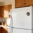 2" Custom Shape Zinc Alloy Fridge Magnet Two Side Die Cast | https://www.bestnamebadges.com