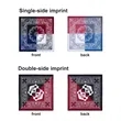 Full Color Cotton Square Bandanna | https://www.bestnamebadges.com