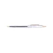 Classic Collection Clear Clic™ Gold Pen | https://www.bestnamebadges.com