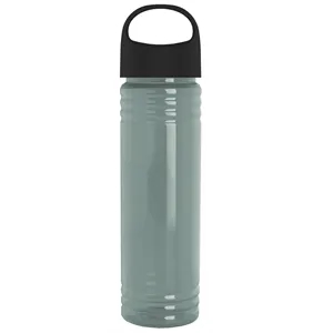 Garyline® Slim Fit RPET Bottle with Oval Crest Lid - 24 oz. | https://www.bestnamebadges.com