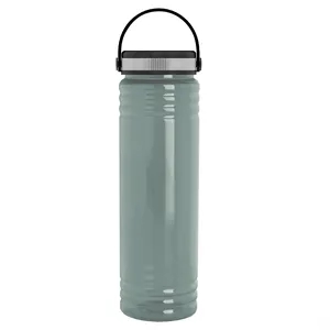Garyline® Slim Fit RPET Bottle with Grip Lid - 24 oz. | https://www.bestnamebadges.com