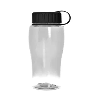 Garyline® Poly+ Jr. Bottle with Tethered Lid - 18 oz. | https://www.bestnamebadges.com