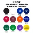 1/2" Econo Lanyard | https://www.bestnamebadges.com