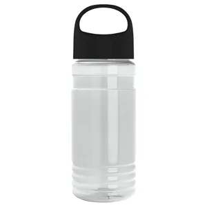 Garyline® Groove Tritan® Bottle with Oval Crest Lid - 20 oz. | https://www.bestnamebadges.com