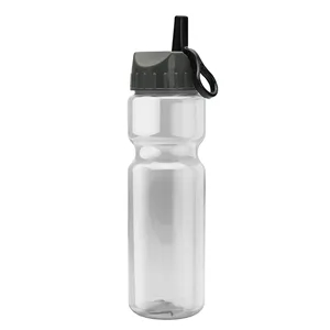 Garyline® Champ Bottle with Ring-Straw Lid - 28 oz. | https://www.bestnamebadges.com