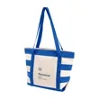 Striped Accent Boat Bag | https://www.bestnamebadges.com