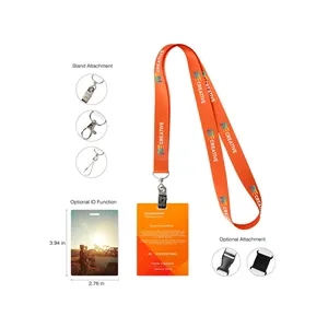 3/4" Full Color Sublimated Lanyard With ID Card