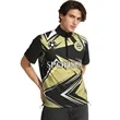 Custom Sublimated Quarter Zip Short Sleeve Jacket | https://www.bestnamebadges.com