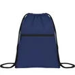 Waterproof Drawstring Gym Bag With Front Pocket | https://www.bestnamebadges.com