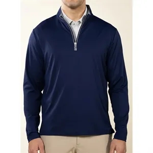 Ashworth® Golf Crosby 1/4 Zip Pullover with Custom Logo | https://www.bestnamebadges.com