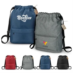 EcoVenture RPET Drawstring Backpack