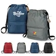 EcoVenture RPET Drawstring Backpack | https://www.bestnamebadges.com