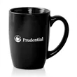 16 oz. Large Mocha Glossy Ceramic Custom Mugs | https://www.bestnamebadges.com