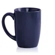 16 oz. Large Mocha Glossy Ceramic Custom Mugs | https://www.bestnamebadges.com