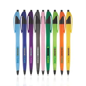 Accent Click Action Pen | https://www.bestnamebadges.com