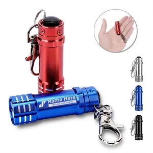 Mini LED Flashlight Swivel Key Chain