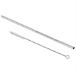Stainless Steel Straw with Pipe Cleaner Brush | https://www.bestnamebadges.com