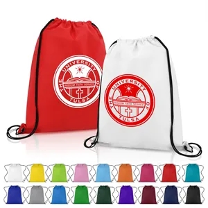 Nonwoven Custom Drawstring Backpack (Ocean)
