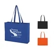 Non-Woven Shopper Tote Bag With Hook And Loop Closure | https://www.bestnamebadges.com