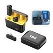 Wireless Lapel Microphone with Charging Case | https://www.bestnamebadges.com
