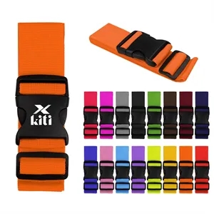 75" Polyester Adjustable Luggage Straps With Buckle
