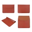 13" Pu Leather Laptop Sleeve With Foldable Stand | https://www.bestnamebadges.com