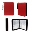 Portable 4 Pocket Card Binder Album W/ Zipper Closure | https://www.bestnamebadges.com