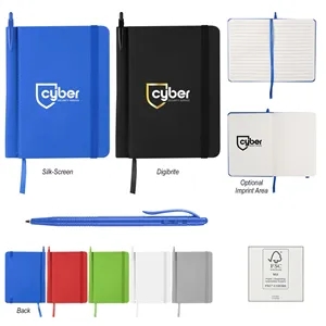 Billie Recycled Jotter with Pen | https://www.bestnamebadges.com