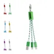 2 in 1 Key Chain Type C USB Cable for Android Phones | https://www.bestnamebadges.com