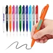 Rubberized Barrel Sleek Write Pen | https://www.bestnamebadges.com