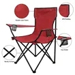 Foldable Outdoor Chair With Cup Holder | https://www.bestnamebadges.com