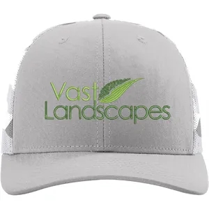 Richardson Snapback Trucker Hat w/ Leatherette Patch