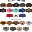 Richardson Snapback Trucker Hat w/ Leatherette Patch | https://www.bestnamebadges.com
