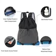 Versatile Everyday Sports Cinch Backpack | https://www.bestnamebadges.com