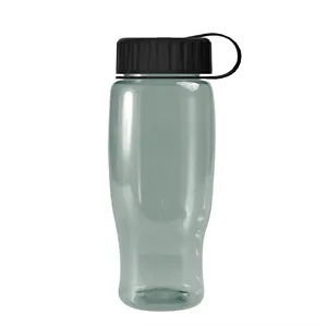 Garyline® Poly+ Recycled Bottle with Tethered Lid - 27 oz. | https://www.bestnamebadges.com