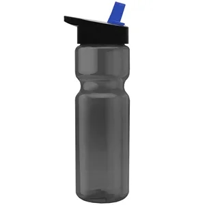 Garyline® Champ Recycled Bottle with Flip-Straw Lid - 28 oz. | https://www.bestnamebadges.com