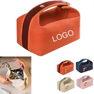 Canvas Cosmetic Bag,Make Up Pouch For Women
