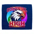 Recycled Full Color Rally Towel - 15" W X 18" H | https://www.bestnamebadges.com