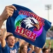 Recycled Full Color Rally Towel - 15" W X 18" H | https://www.bestnamebadges.com