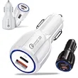 30W Dual Port USB Fast Car Charger | https://www.bestnamebadges.com