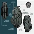 Sunday Golf® Big Rig 14 Club 14 Way Cart Golf Bag | https://www.bestnamebadges.com