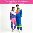 Custom 80s Retro Full Zip Long Sleeve Track Jacket | https://www.bestnamebadges.com