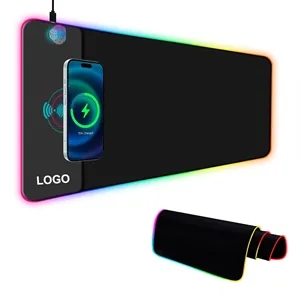 2-in-1 RGB Gaming Mouse Pad with Wireless Charging | https://www.bestnamebadges.com