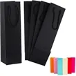 Colorful Single Wine Bottle Paper Gift Bags | https://www.bestnamebadges.com