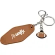 Retro Football Motel Keychain | https://www.bestnamebadges.com