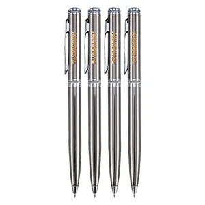 Union Printed - Bull Solid Brass Twist Metal Pen