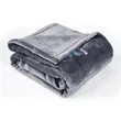 Mink Touch Throw Blanket With Embroidery Logo | https://www.bestnamebadges.com
