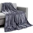 Mink Touch Throw Blanket With Embroidery Logo | https://www.bestnamebadges.com